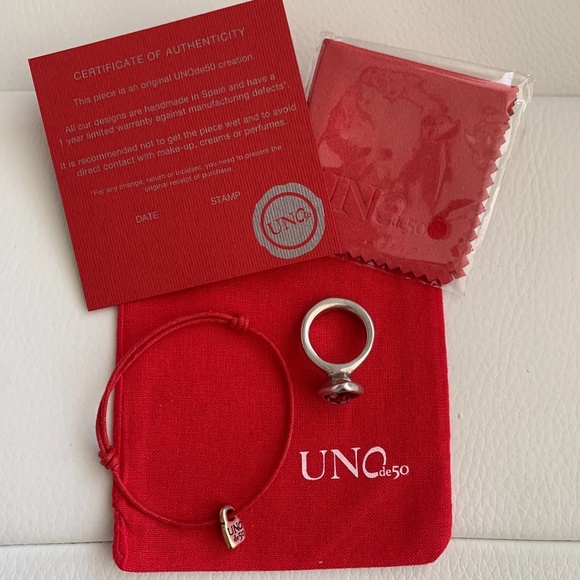 NWT! UNO de 50 Ring "Sor Tija" ANI0424; Size 7.5 - Picture 2 of 9